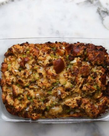 Chestnut brioche stuffing